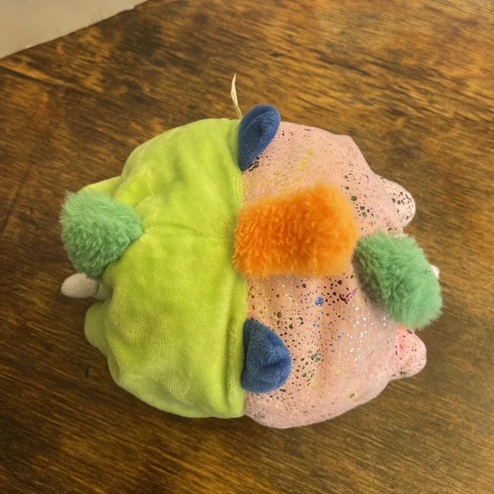 Tee Turtle Reversible‎ Moody Unicorn Plush Pink Green Happy Sad Stuffed Toy 9